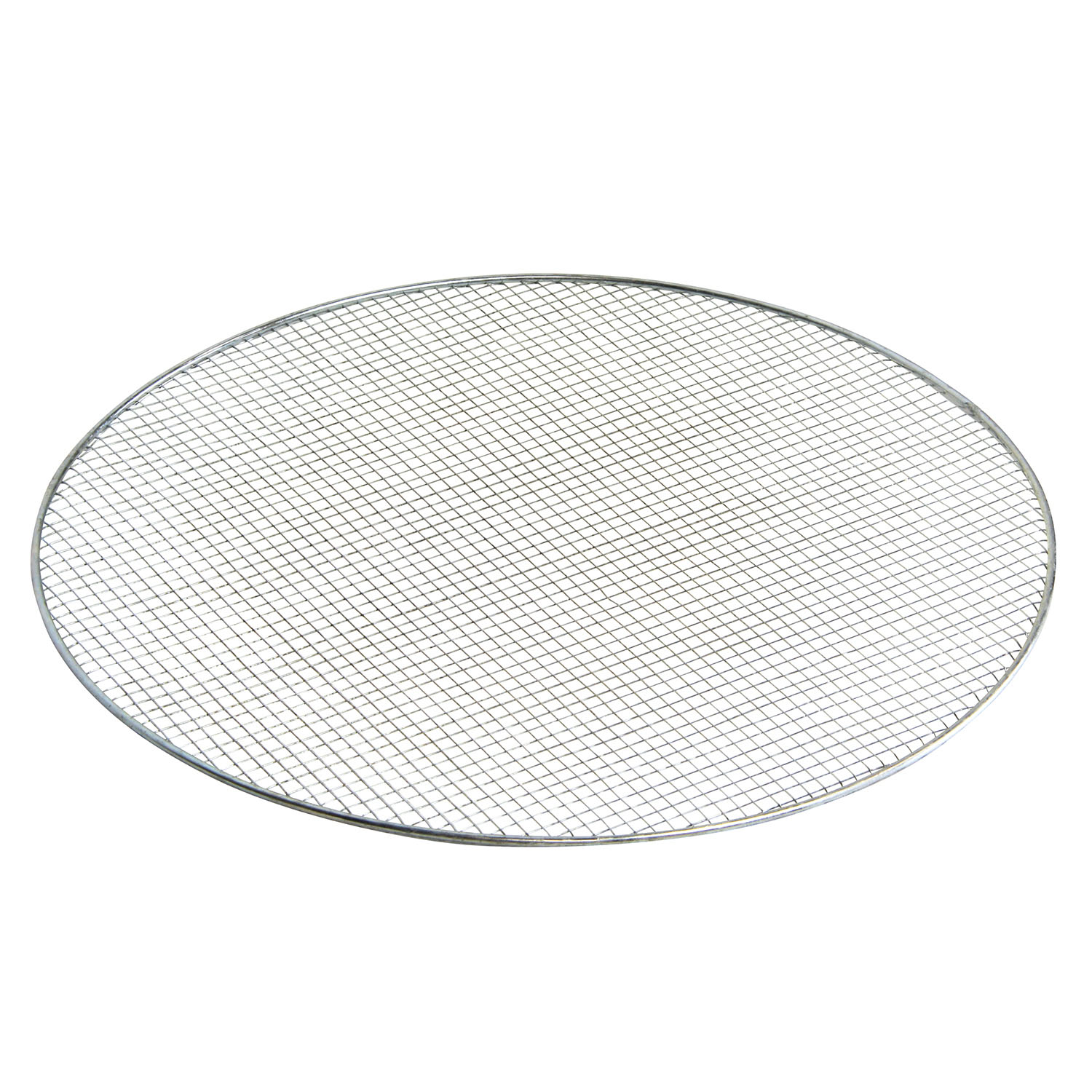Galvanised metal rimmed sieve with exchangeable mesh